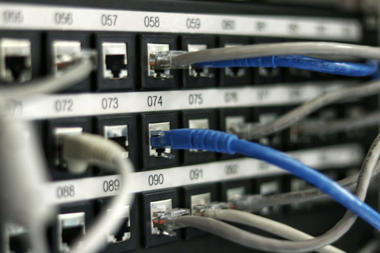 ExColo servers and network infrastructure